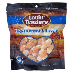 Lovin' Tenders Chicken Breast and Biscuits Dog Treats  Specialty Products